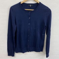 UNIQLO ユニクロ　カーディガン　ネイビー　シンプル　サイズM
