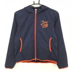 【超美品】フィッチェゴルフ ジップパーカー ネイビー×レッド 裏起毛 ブルゾン  レディース M ゴルフウェア FICCE GOLFのサムネイル