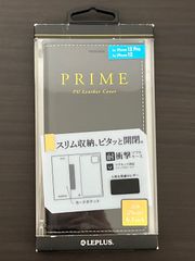 【開封済み】LEPLUS	iPhone12・12Pro/PRIME/ブラック　LP-IM20PRIBK