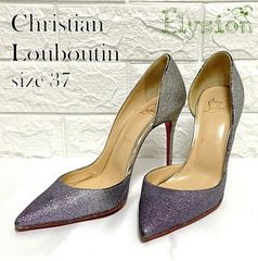 ★Christian Louboutin★ クリスチャンルブタン ハイヒール size 37(24cm)✨キラキラ✨ラメハイヒール フォーマル パーティー
