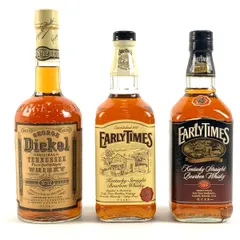 3本 ジョージディッケル アーリータイムズ アメリカン 700ml ウイスキー セット 【古酒】のサムネイル