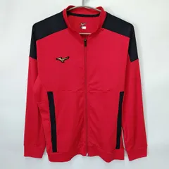 ミズノプロ ウォームアップシャツ ジャケット M レッド 12JC2R02 ユニセックス MIZUNO PRO スポーツ 野球 サッカー ジャージ