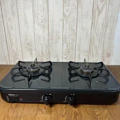 【ココロ】ガスコンロ 2口 黒　poloma pa29b Amazon.co.jp: [セット販売] パロマ ガステーブル グリルなし