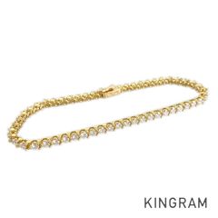 カルティエ CARTIER エッセンシャル K18YG ダイヤモンド ブレスレット sss【中古】