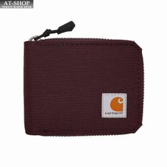 メンズ 財布 カーハート Carhartt 二つ折り財布 (開閉：ファスナー式) 小銭入れ無し Nylon Duck Zipper Wallet ワイン　おしゃれ 誕生日 プレゼント ギフト