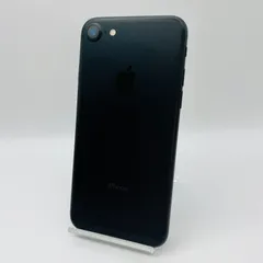 iPhone7 SIMフリー版 ブラック 128GB  黒 iOS13.7スマートフォン/携帯電話
