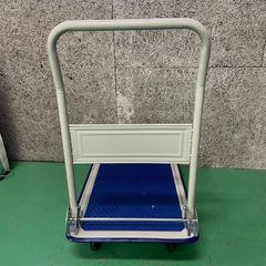 アイリスプラザ 台車 耐荷重 150㎏ コンパクト 軽量 静音 キャスター付き PH1504 折りたたみ ブルー