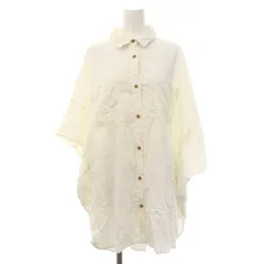 チャオパニック CIAOPANIC 23SS リネンレーヨンドルマンブラウス シャツ ONEサイズ 白 ホワイト /SY ■OS