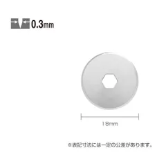 【メール便対応】オルファ　円形刃18ミリ替刃 2枚入　【品番：RB18-2】のサムネイル