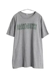 【お得なクーポン配布中!】 80s USA製 チャンピオン カレッジ プリント 半袖 Tシャツ メンズ XL 古着 ヴィンテージ 88 12 目付き シングルステッチ トリコタグ 杢灰