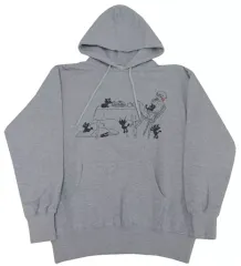 Amazon.co.jp: キヨ猫パーカー プルオーバー(グレー) : ファッション