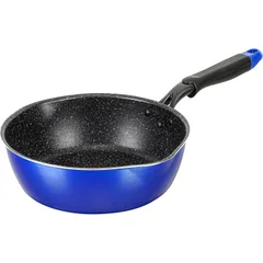 IH・ガス対応 ブルー 鍋のように扱える 焼く 24cm 茹でる 煮る 深型フラのサムネイル