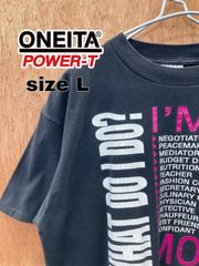 ONEI TA POWER-T メンズ　Tシャツ　黒