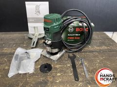 ●【中古品】BOSCH ボッシュ PMR500 3603D09151 パワートリマー 単相100V コレット径:6mm 付属品・箱付