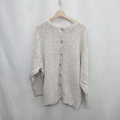 ◇ ⊇ classicalelf クラシカルエルフ ニット 長袖 カーディガン サイズL アイボリー系 レディース E  【1502030030914】