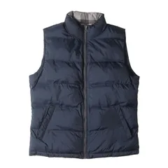 HUGO BOSS ヒューゴボス ベスト サイズ:54 ナイロン 中綿 フルジップ ベスト ネイビー 紺 アウター ジャケット ブルゾン 上着【メンズ】のサムネイル