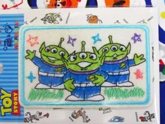 ディズニー　トイ・ストーリー　エイリアン柄　2Wワッペン大