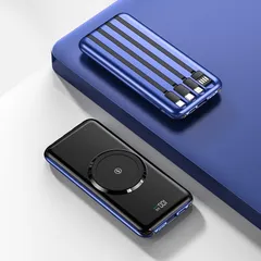 モバイルバッテリー ワイヤレス充電器  50000mAh 大容量急速充電 5台同時充電　PSE認証済