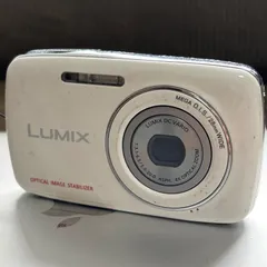 Panasonic - Panasonic LUMIX DMC-S1 デジタルカメラ USED美品 本体＋バッテリー 1210万画素 光学4倍ズーム コンデジ ホワイト 完動品 中古 CE4282 Panasonic - Panasonic LUMIX DMC-S1 デジタルカメラ USED美品