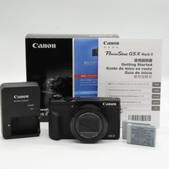 ■ほぼ新品■ CANON Canon コンパクトデジタルカメラ PowerShot G5 X Mark II ブラック 1.0型センサー/F1.8レンズ/光学5倍ズーム PSG5XMARKII