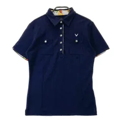 サイズ：L CALLAWAY キャロウェイ  半袖ポロシャツ  ネイビー系 [240101414004] ゴルフウェア レディース ストスト