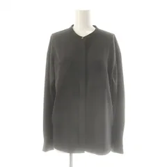 グリーンレーベルリラクシング ユナイテッドアローズ green label relaxing スタンド ポケット ロングスリーブ シャツ 2 長袖 バンドカラー F グレー /AT ■OS