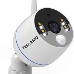 開封済・未使用品】YESKAMO 防犯カメラ ワイヤレス JP-TJ-1080W