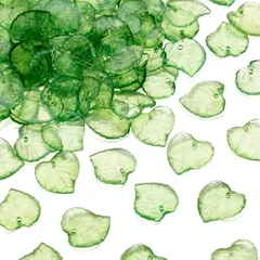 【在庫セール】手作り素材 子供の芸術 アクセサリートップ ジュエリー用 UVレジン ハンドメイド アクセサリーパーツ スペーサービーズ 飾り ネックレス用 ブレスレット用 分厚い 天然葉 クラフト用品 葡萄の葉の形 飾り用ビーズ カエデの葉ビーズ つや消しアク