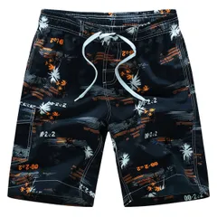 水着 メンズ サーフパンツ ハーフパンツ ボードショーツ 大きいサイズ 水陸両用 海パン 海水パンツ インナー付 ひざ丈 オシャレ かっこいい mm1526 orange 