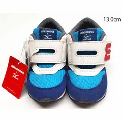 【正規品】★ミキハウス＆ミズノ★コラボレーションｍロゴ☆セカンドベビーシューズ　 13-9303-782　紺　13.0cm　新品(難あり)