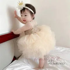お姫様 プリンセスドレス ベビードレス 髪飾り付き 子供ドレス チュールドレス フォーマル 70~140CM 女の子用ドレス 送料無料 子供服 キッズ  vii3x857651
