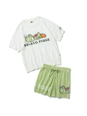 [ジェラート ピケ] スーパーマリオ【レディース】 ヨッシージャガードプルオーバー&ショートパンツセット PWNT222024 GRN F [グリーン] [Free Size]