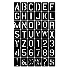 【特価】KAKAYAYA ステンシル42PCSステンシル文字と数字のテンプレート再利用可能な洗えるアルファベットステンシル環境にやさしいPPアートクラフトテンプレート木材スクラップブッキングファブリック壁のドアの装飾ホームサインにペイントする