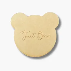 [SILURE] Just Born ジャストボーン ニューボーンフォト 月齢 フォト天然木製レターバナー マンスリーカード記念日フォト 成長記録 出産祝い撮影用 寝相アート 月齢フォトグッズベビー 用品新生児 赤ちゃん飾り付け