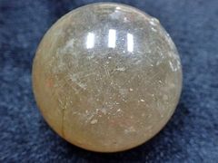 【天然石】丸玉＿スモーキールチル水晶(321g)