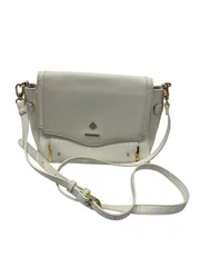 RE209 【美品】SAMANTHAVEGA サマンサヴェガ　ショルダーバッグ　ラインストーン　オフホワイト　レディース