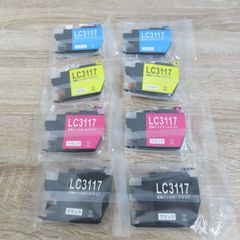 未開封品 ブラザー 互換 インクカートリッジ LC3117 ブラック シアン マゼンタ イエロー 8本セット