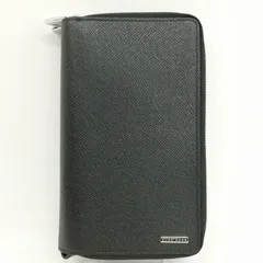 ヒューゴボス HUGO BOSS JA-16656 ダブルジップ ウォレット クラッチバッグ 2WAY 美品 ブラックのサムネイル