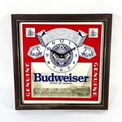 90s Budweiser Wall Clock　バドワイザー　時計　90年代　アンティーク　ヴィンテージ　アメトイ