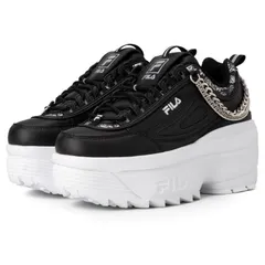 在庫限り outlet / 処分特価品  WFW24060021 DISRUPTOR II WEDGE FESTIVAL BK/WH/BK レディース メンズ ユニセックス 厚底 スニーカー 韓国 Y2K