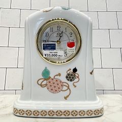 RHYTHM置き時計 有田焼 香蘭社 ひょうたん柄 定価33000円 - メルカリ