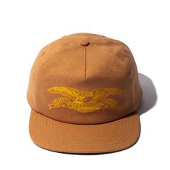 ANTI HERO SNAPBACK TRUKER CAP BROWN アンタイヒーロー スケボー スケートボード キャップ