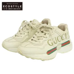 【お得限定品】Gucci グッチ レザースニーカー 36.5（23.5cm）定価9.9万円 靴