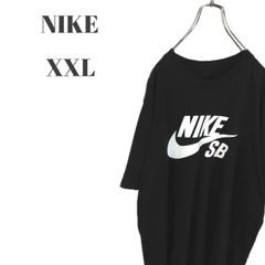 NIKE SB ナイキエスビー 半袖Tシャツ ビッグロゴ ブラック 大きいサイズ メンズ XXLサイズ