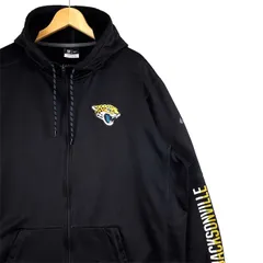 NIKE × NFL 長袖ジップアップパーカー メンズUS-XXLサイズ Jacksonville Jaguars ブラック sh-3995