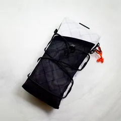 【ONS EW】ULショルダーハーネススマホポーチ ECOPAK ホワイト 登山 アウトドア スマホショルダー 通勤 ギアポーチ キャンプ アクセサリーポーチ 防水 カメラポーチ ボトルポーチ