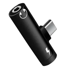 【迅速発送】Type-C to 3.5mm イヤホン 変換アダプター 2in1 イヤホンジャックアダプター 音楽聞きながら充電でき 音楽/通話 音量調節可能 iPad Pro/Galaxy/Xiaomi/HUAWEIなどType-Cポートのデバイスに対応