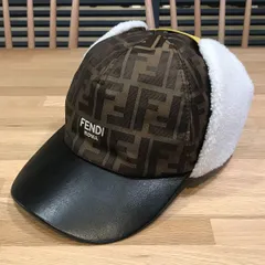 【本日限定】FENDI ナイロン×レザーキャップ ブラック系 おが 118882.jpg