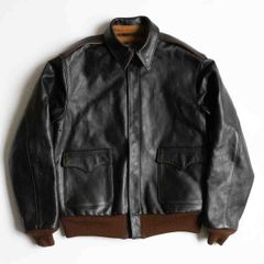 【最高級/美品】 The REAL McCOY【A-2 フライトジャケット】40 ホースハイド レザー ジャケット リアルマッコイ 25050457