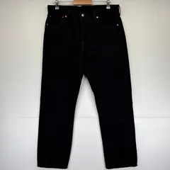 古着 リーバイス Levi's デニムパンツ 501 ストレート ボタンフライ 5ポケット ジーンズ ジーパン w36 L32  ブラック メンズ